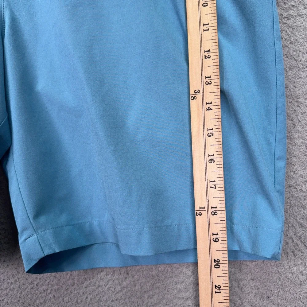 Adidas Golf Shorts Mens 38 Light Blue Primegreen Recycled Stretch Active